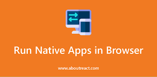  react native run on browser or node